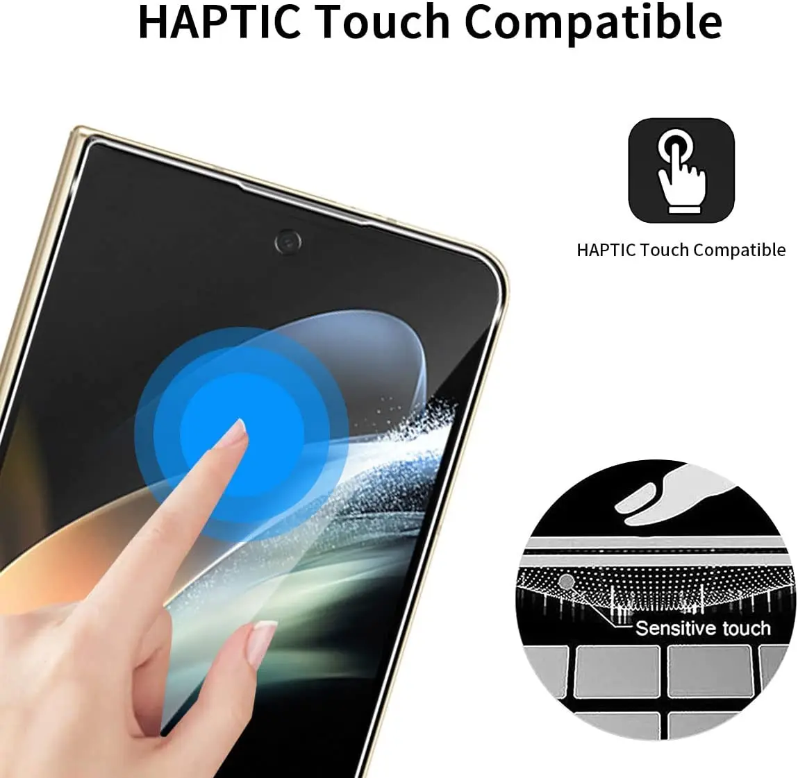 2Pcs Full Cover Hydrogel Film For Samsung Galaxy Z Fold 3 Fold 4 Fold 5 Screen Protector