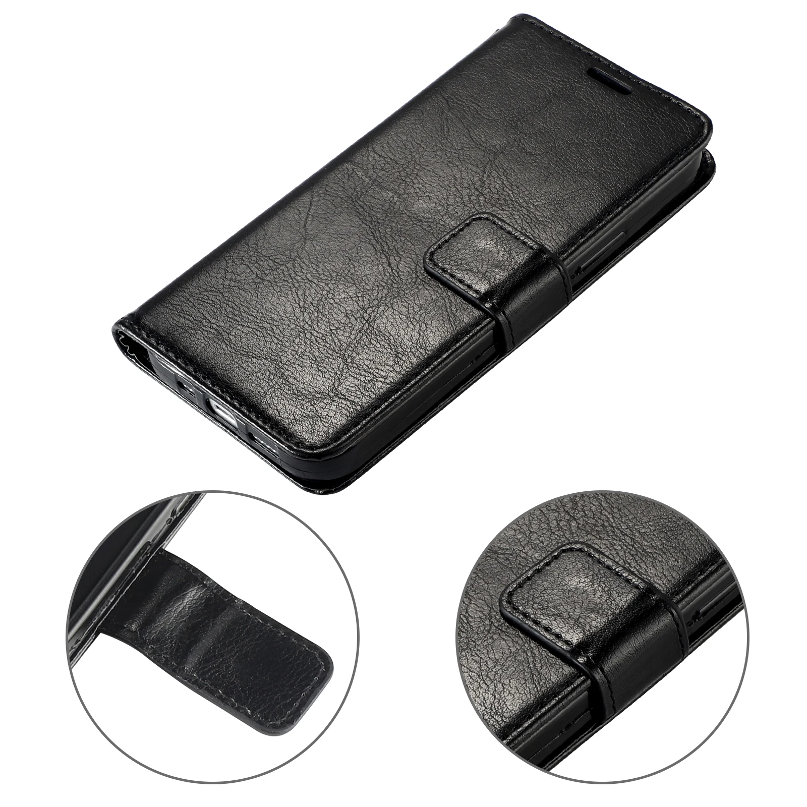Magnetic Leather Wallet Flip Case for Xiaomi Redmi A3 5 5A 6 6A 7 7A 8 8A 9 9A 9C 10X 11A Pro Plus Prime Cover | Bracket Design