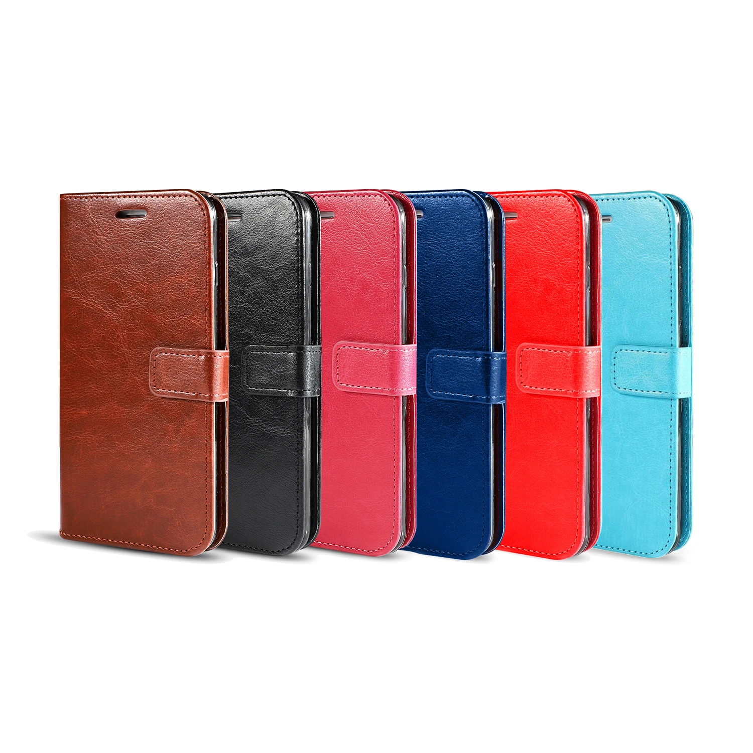 Magnetic Leather Wallet Flip Case for Xiaomi Redmi A3 5 5A 6 6A 7 7A 8 8A 9 9A 9C 10X 11A Pro Plus Prime Cover | Bracket Design