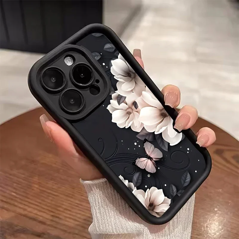 Case for OPPO Reno 13F 12F 11F 7 8 10 11 12 13 Pro 5G Reno 7 4G 5 6 Lite A79 A78 A58 A77 A57 A98 A38 A18 Beautiful Flower Cover