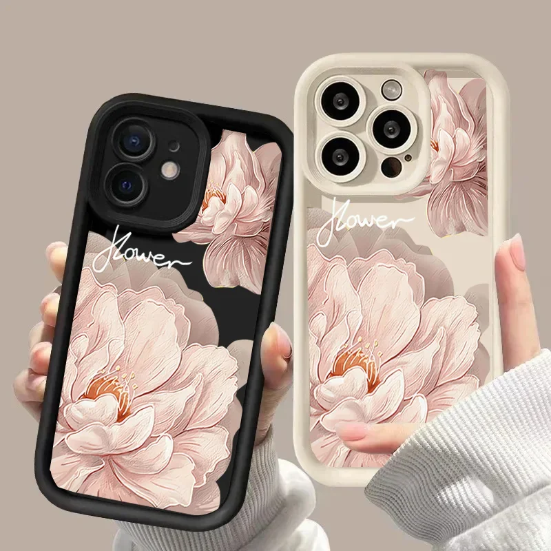 Case for OPPO Reno 13F 12F 11F 7 8 10 11 12 13 Pro 5G Reno 7 4G 5 6 Lite A79 A78 A58 A77 A57 A98 A38 A18 Beautiful Flower Cover