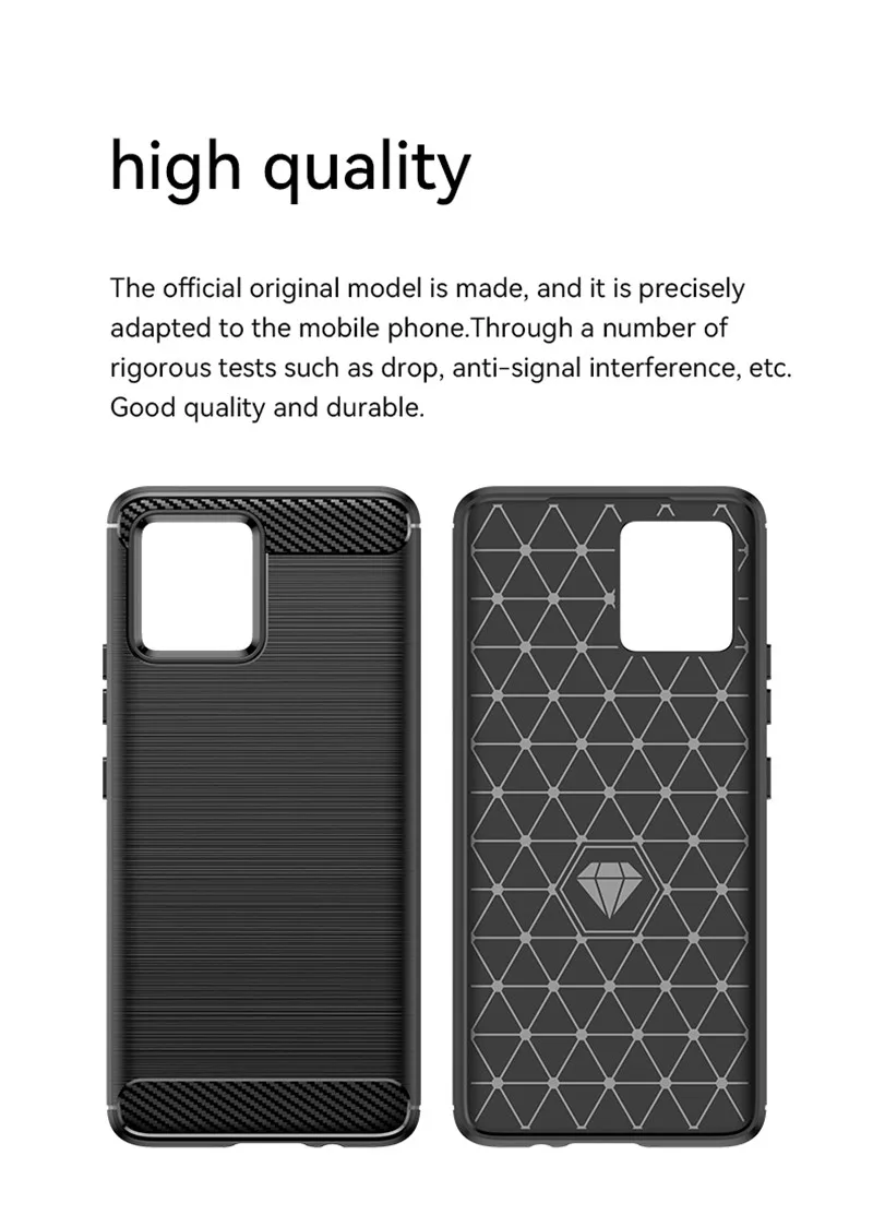 For Motorola Moto G22 G32 G42 G52 G62 G72 G82 Case Silicone Bumper Carbon Fiber TPU Slim Cover For Moto E22 E22i E22S E32 E32S