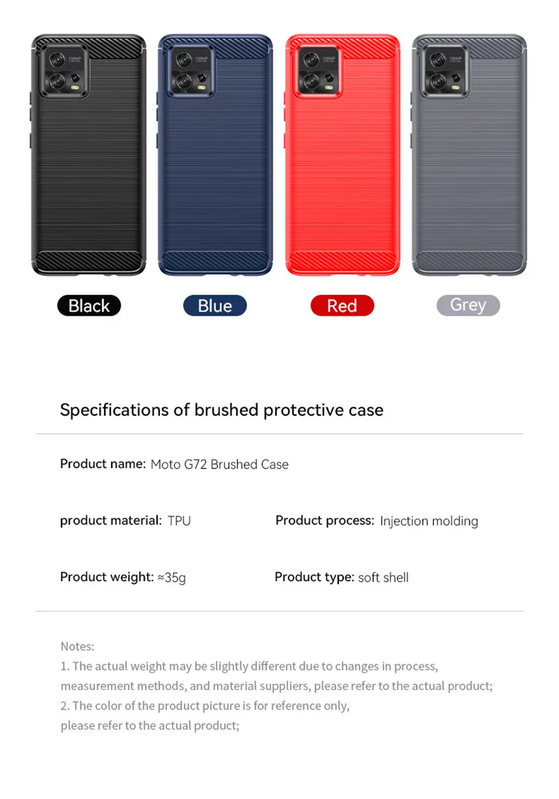 For Motorola Moto G22 G32 G42 G52 G62 G72 G82 Case Silicone Bumper Carbon Fiber TPU Slim Cover For Moto E22 E22i E22S E32 E32S