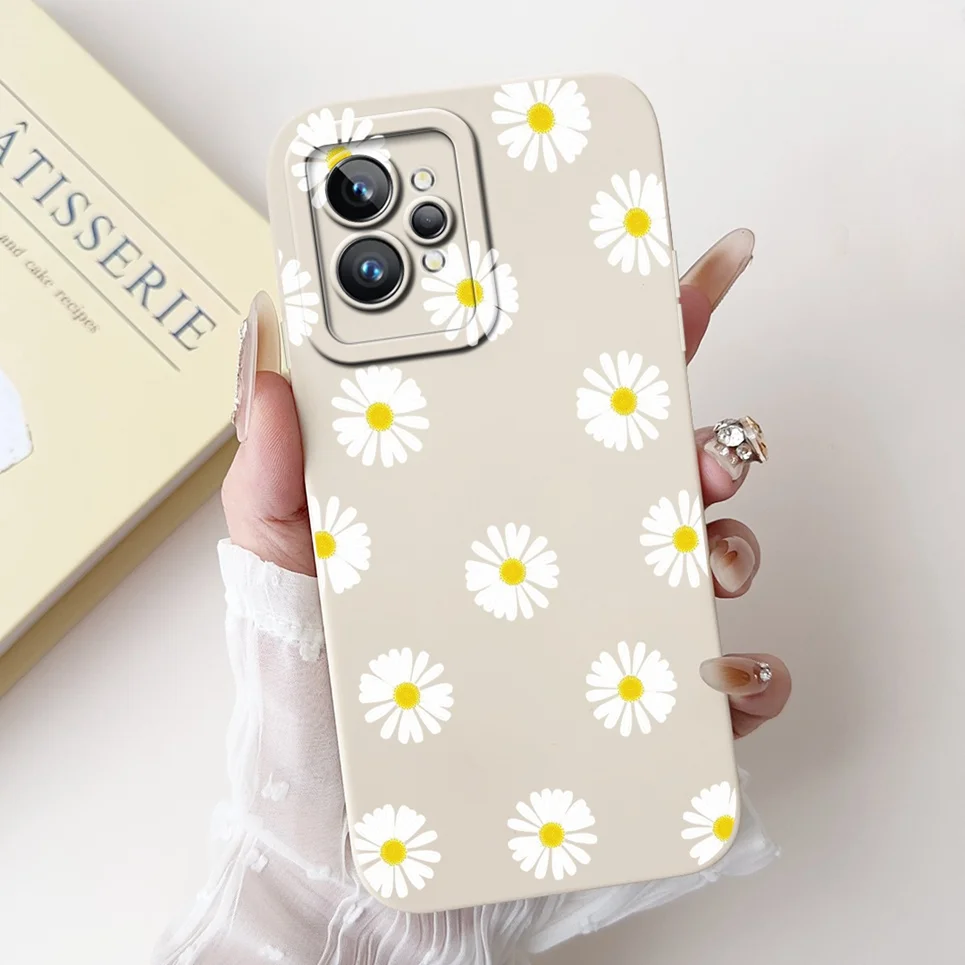 Love Heart Girly Phone Cover For Realme GT2 Pro Case Realme GT Neo2 GT2 GT Neo 3T Funda Soft Matte Silicone Lens Protection Capa