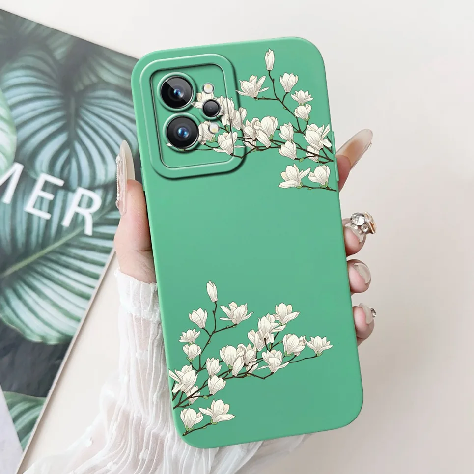 Love Heart Girly Phone Cover For Realme GT2 Pro Case Realme GT Neo2 GT2 GT Neo 3T Funda Soft Matte Silicone Lens Protection Capa