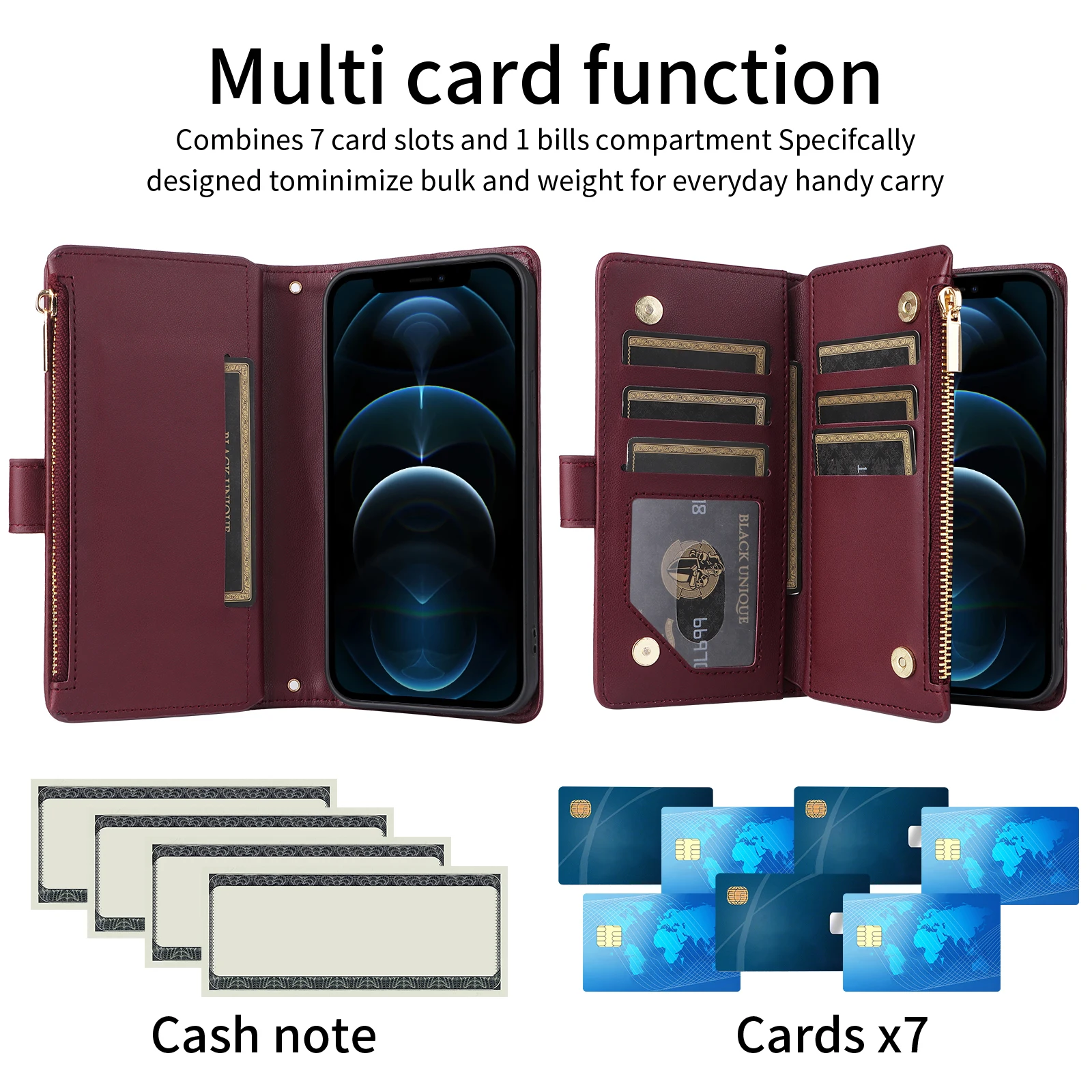 Crossbody Cards Solt Wallet Leather Zipper Bag Case For Samsung Galaxy S26 Ultra S25 S23 Plus A55 A15 A35 Book Lanyard Strap