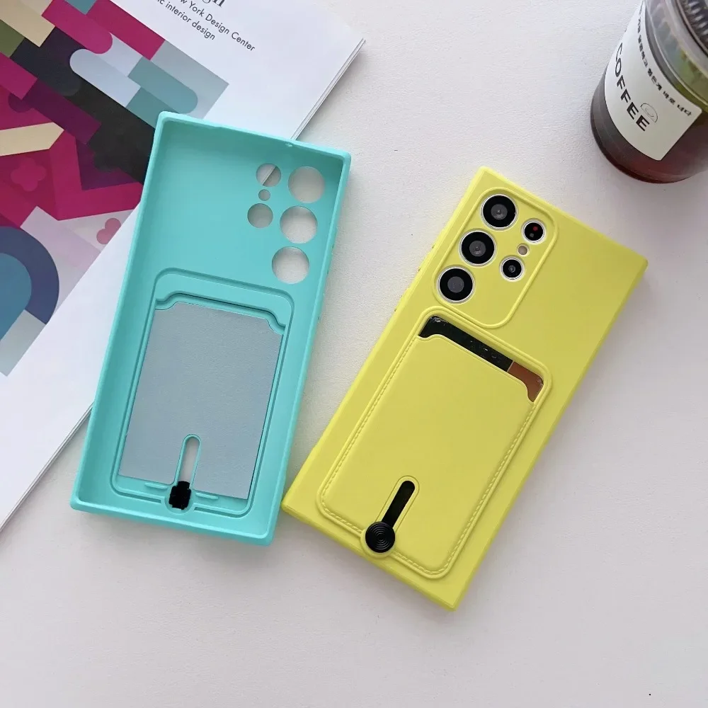 Wallet Card Holder Phone Case For Samsung Galaxy S25 Ultra S24 S23 S21 S20 FE S22+ Plus A72 A55 A53 A52S A52 A35 A33 A23 A22 5G