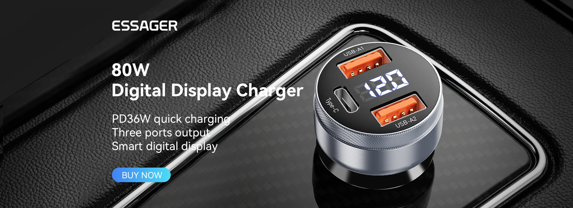 Essager 30W USB Car Charger Quick Charge 4.0 3.0 FCP SCP USB PD For Xiaomi iPhone 12 13 14 Pro Fast Charging Car Phone C Charger