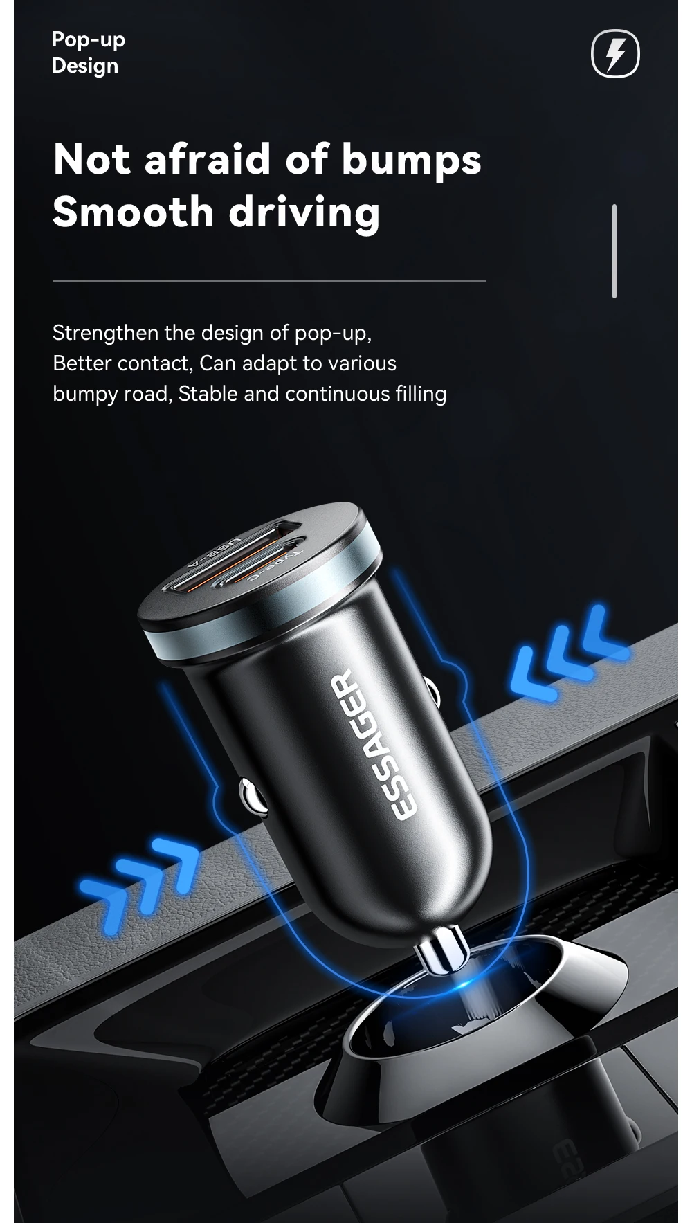 Essager 30W USB Car Charger Quick Charge 4.0 3.0 FCP SCP USB PD For Xiaomi iPhone 12 13 14 Pro Fast Charging Car Phone C Charger