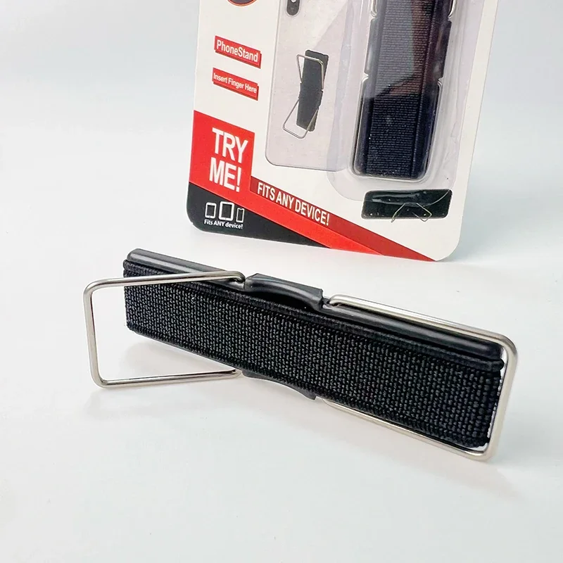 Finger Grip Mobile Phone Stand for IPhone Universal Wrist Band Phone Holder for Samsung Xiaomi Push Back Sticked Socket Bracket