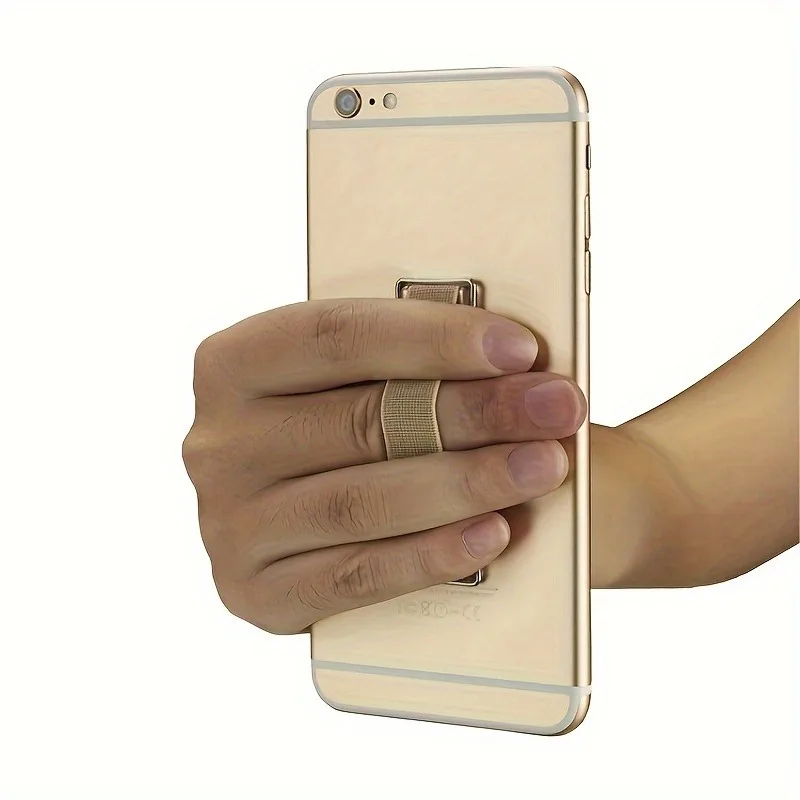 Finger Grip Mobile Phone Stand for IPhone Universal Wrist Band Phone Holder for Samsung Xiaomi Push Back Sticked Socket Bracket