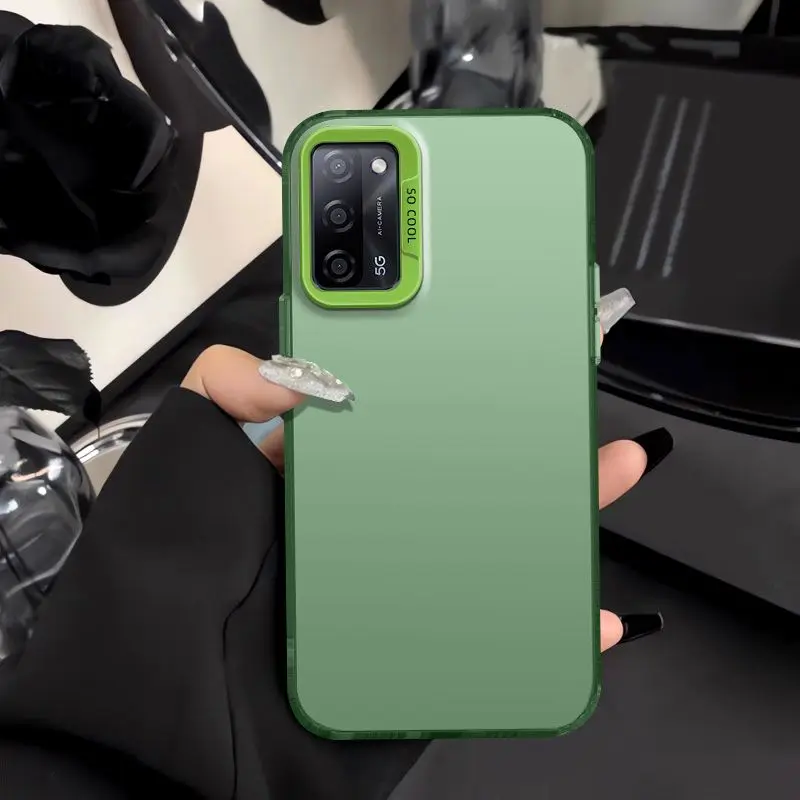 For OnePlus 8T Case OnePlus 9R Phone Case 1+ 8T Cover 1+9r Cases Corners Shookproof Plating back cover