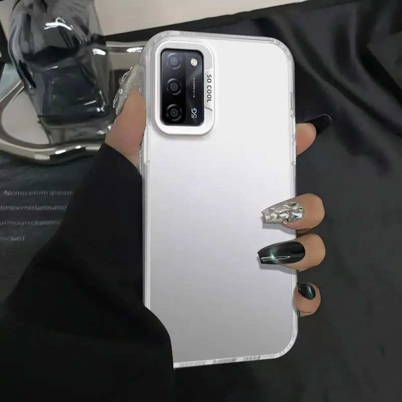 For OnePlus 8T Case OnePlus 9R Phone Case 1+ 8T Cover 1+9r Cases Corners Shookproof Plating back cover