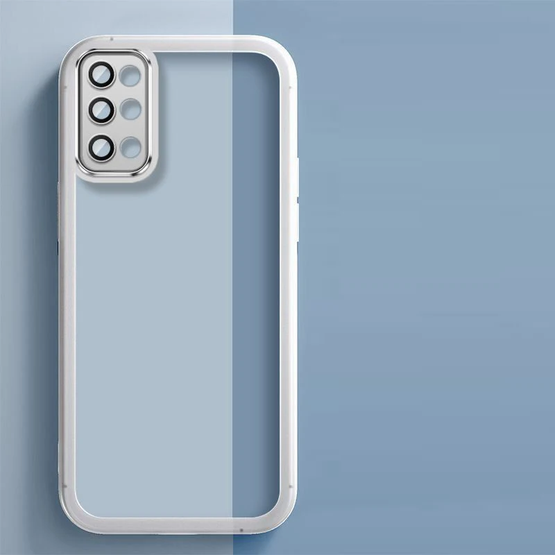 For OnePlus 8T Case OnePlus 9R Phone Case 1+ 8T Cover 1+9r Cases Corners Shookproof Plating back cover