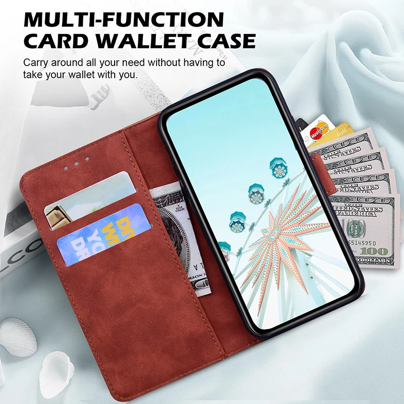 Stand Flip Wallet Case For Samsung Galaxy A21S A20S A10 M11 A10S A80 A90 A6 Plus A7 A8 A9 2018 A5 A3 2017 5G Protect Phone Cover