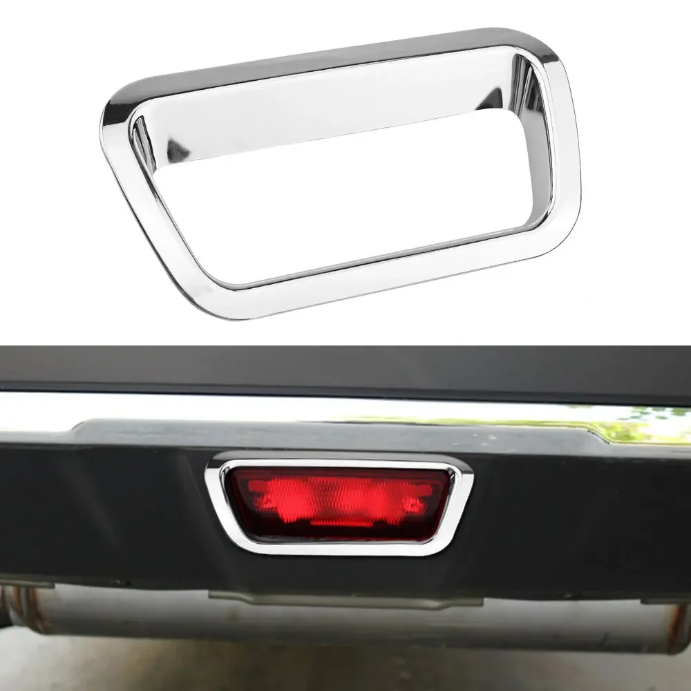 For Nissan Xtrail X-trail T32 Rogue 2014 - 2021 Rear Brake Lamp Light Cover Detector Frame Sticker ABS Chrome Trim Accessories