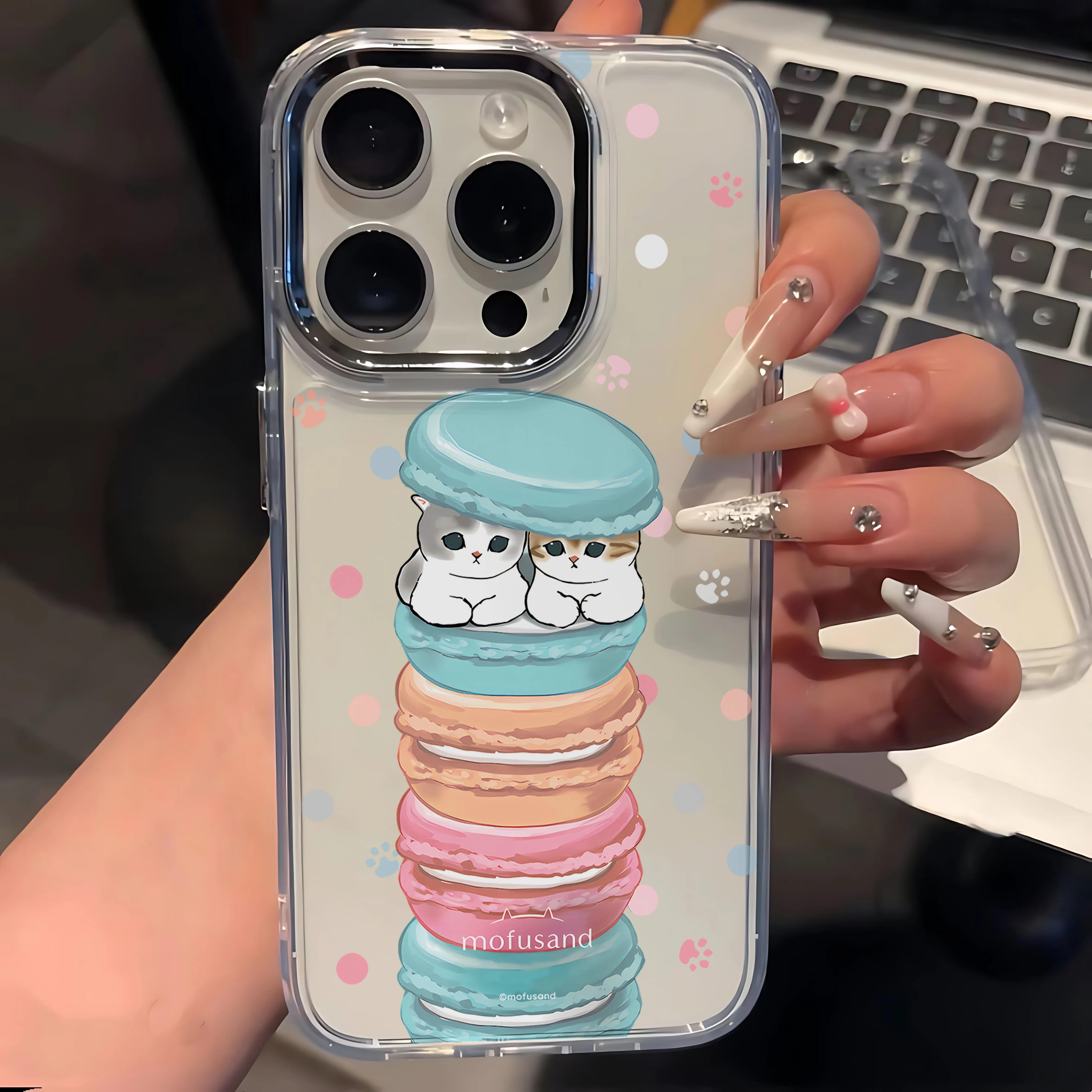 New Cute M-mofusands Cat Phone Case For Google Pixel 10 9 8 7 8A 9A XL Pro 4G 5G Transparent Soft Silicone TPU Back Cover