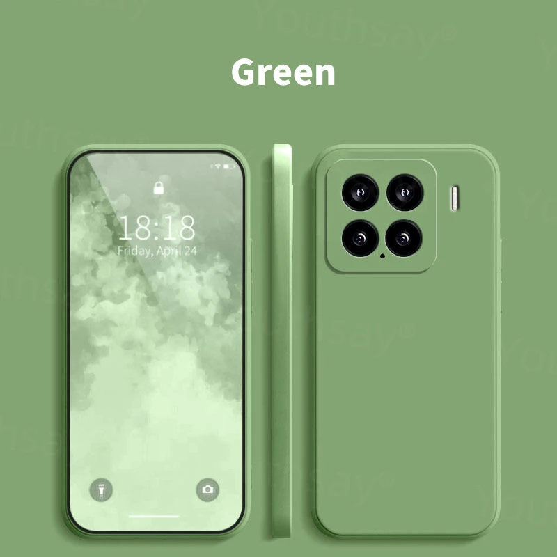 For Xiaomi 15 Case Xiaomi 15 14 14T Pro Cover Funda Shell Coque Original Liquid Silicone TPU Phone Soft Back Bumper Xiaomi 15