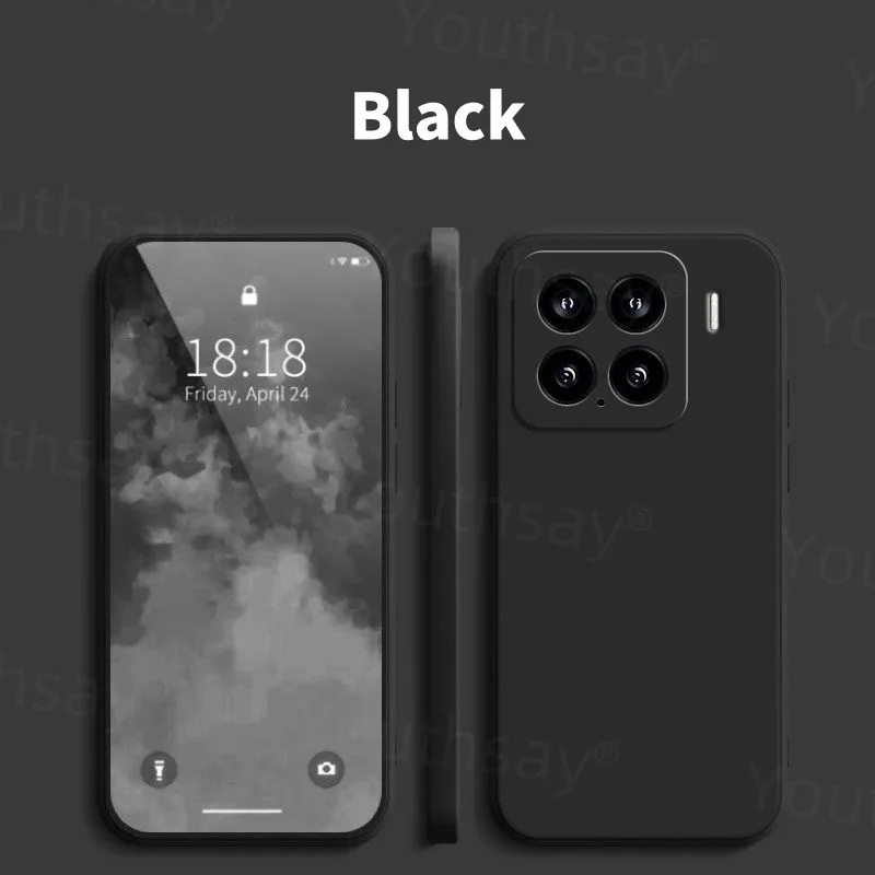 For Xiaomi 15 Case Xiaomi 15 14 14T Pro Cover Funda Shell Coque Original Liquid Silicone TPU Phone Soft Back Bumper Xiaomi 15