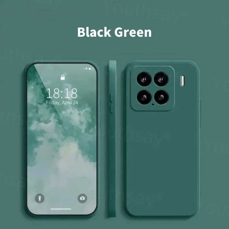 For Xiaomi 15 Case Xiaomi 15 14 14T Pro Cover Funda Shell Coque Original Liquid Silicone TPU Phone Soft Back Bumper Xiaomi 15
