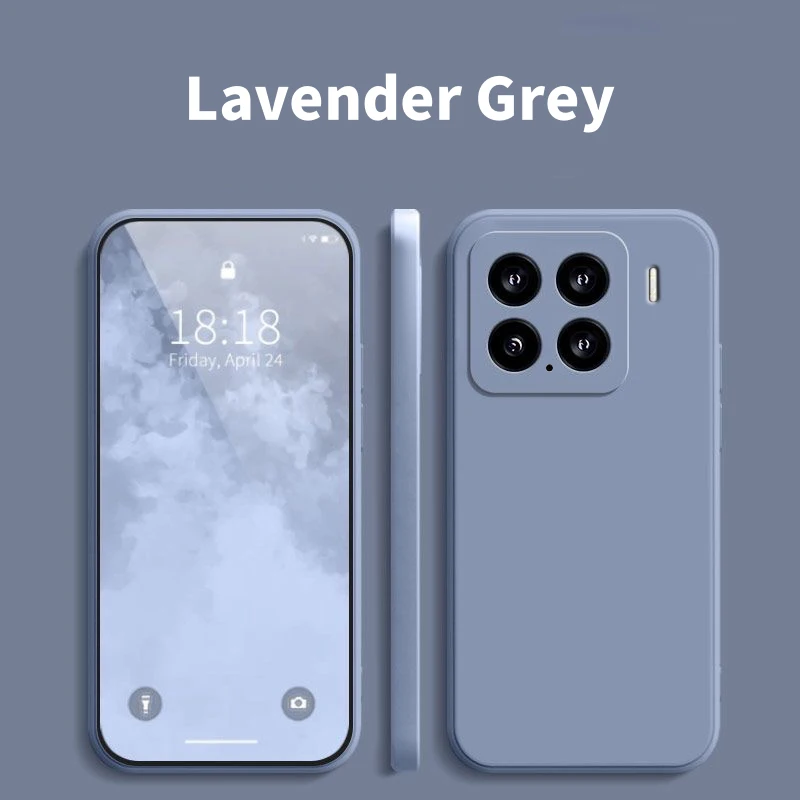 For Xiaomi 15 Case Xiaomi 15 14 14T Pro Cover Funda Shell Coque Original Liquid Silicone TPU Phone Soft Back Bumper Xiaomi 15