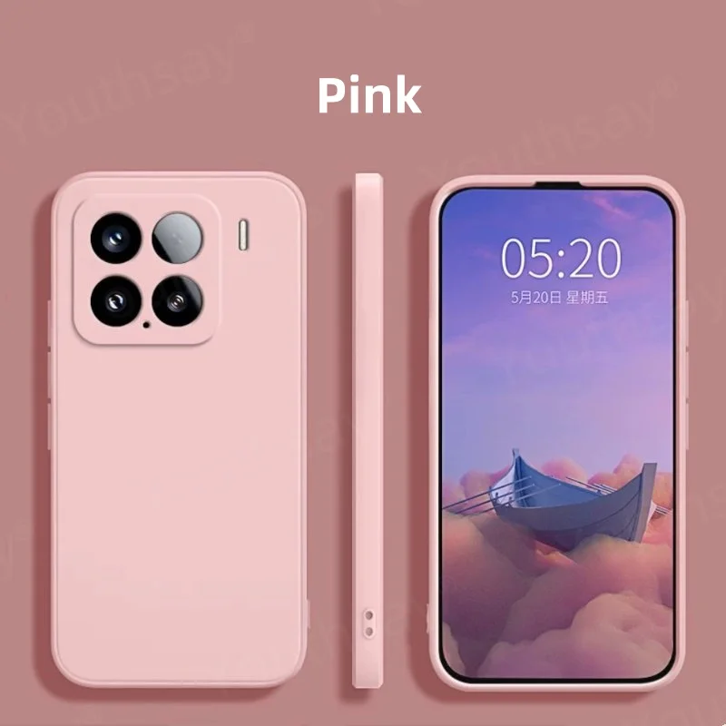 For Xiaomi 15 Case Xiaomi 15 14 14T Pro Cover Funda Shell Coque Original Liquid Silicone TPU Phone Soft Back Bumper Xiaomi 15