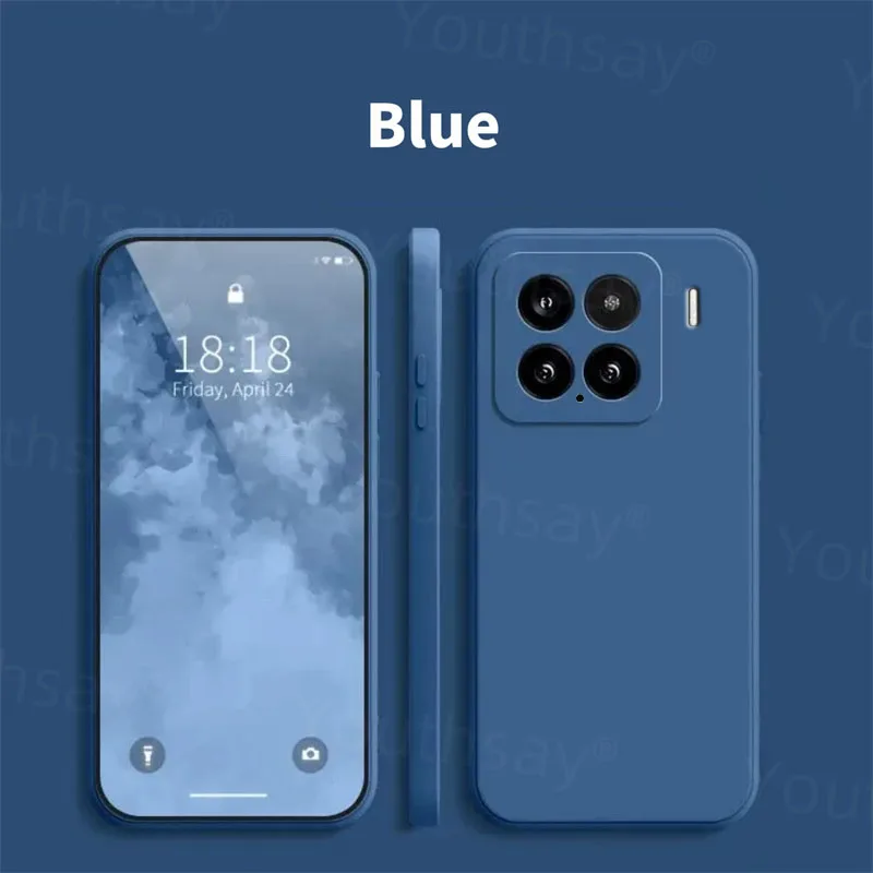 For Xiaomi 15 Case Xiaomi 15 14 14T Pro Cover Funda Shell Coque Original Liquid Silicone TPU Phone Soft Back Bumper Xiaomi 15