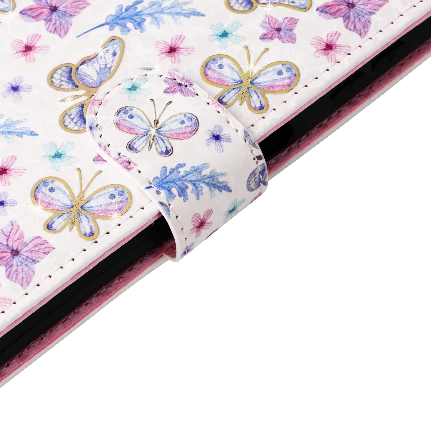 Wallet Floral Leather Phone Case For Samsung Galaxy S25 Edge S25 Ultra S25 Plus S25 S24 S23 S23 Fe S22 S21 S20 S10 E S9 Plus