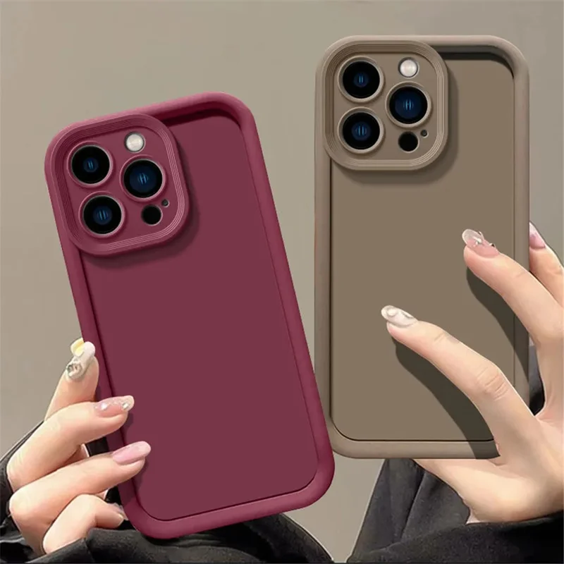 Soft Silicone Bumper Phone Case For Realme 5 6 7 8 9 11 12 13 14 15 Pro Plus 5G 5i 6i 7i 8i 9i 12 Lite 11X 12X 14X 14T 15T Cover