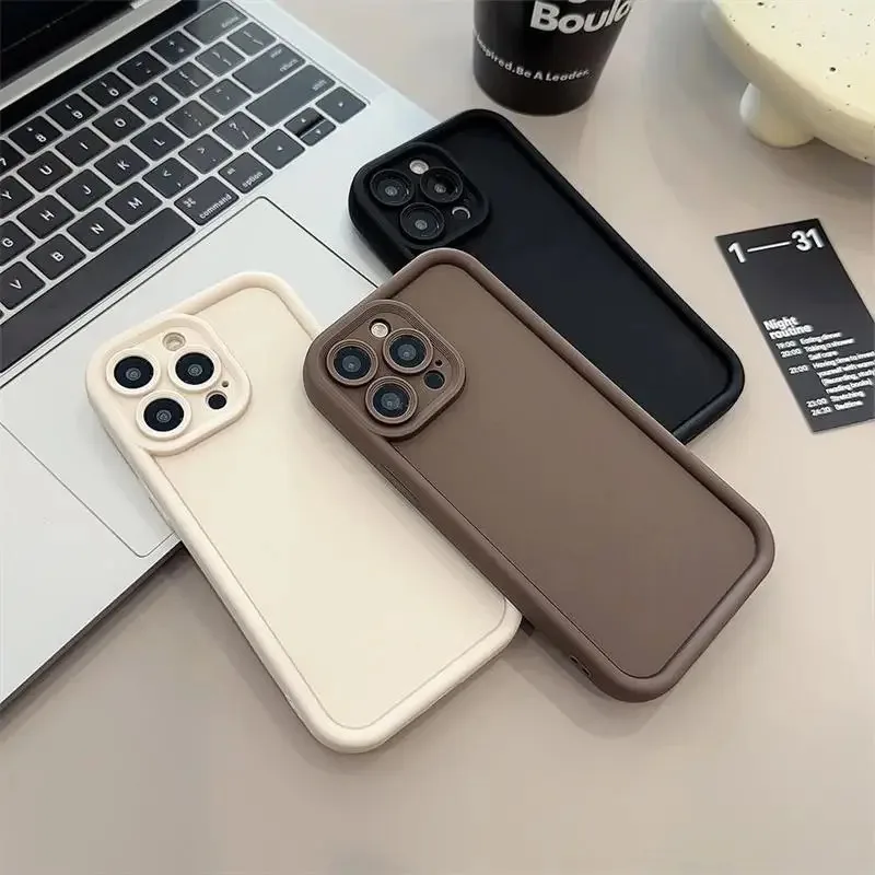 Soft Silicone Bumper Phone Case For Realme 5 6 7 8 9 11 12 13 14 15 Pro Plus 5G 5i 6i 7i 8i 9i 12 Lite 11X 12X 14X 14T 15T Cover