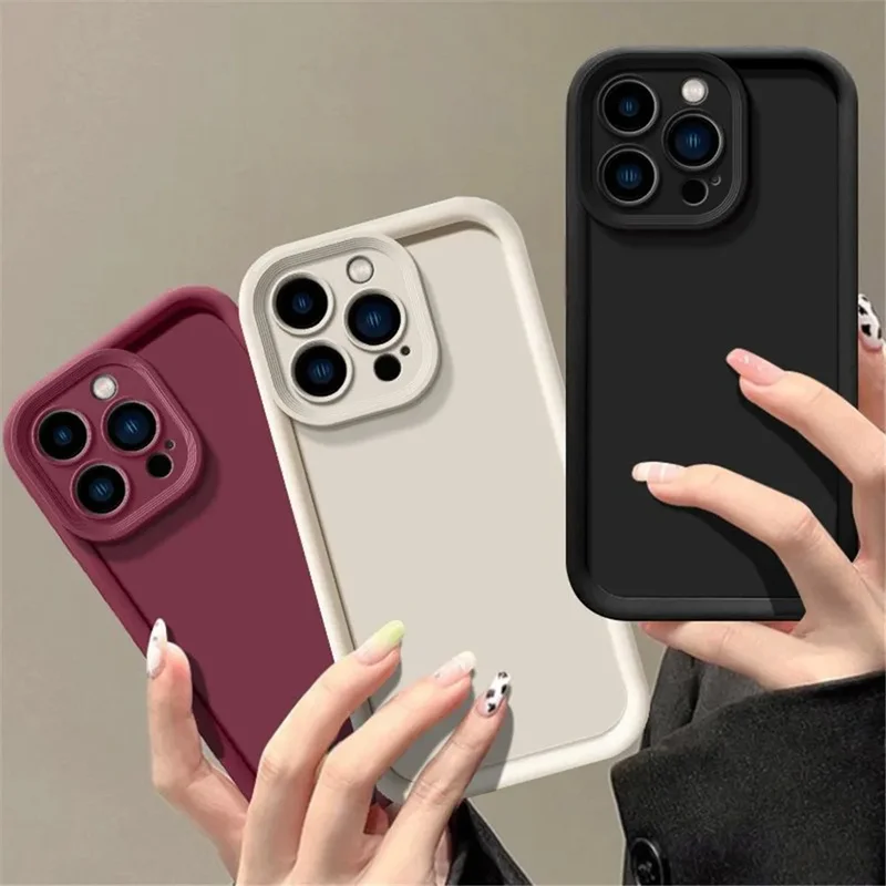 Soft Silicone Bumper Phone Case For Realme 5 6 7 8 9 11 12 13 14 15 Pro Plus 5G 5i 6i 7i 8i 9i 12 Lite 11X 12X 14X 14T 15T Cover
