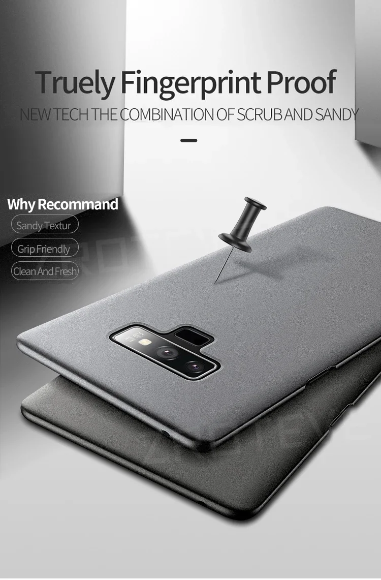 For Samsung Note9 Case ZROTEVE Ultra Slim Hard PC Matte Cover For Samsung Galaxy Note 9 Shockproof Phone Cases