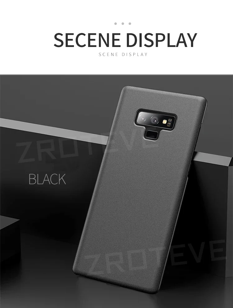 For Samsung Note9 Case ZROTEVE Ultra Slim Hard PC Matte Cover For Samsung Galaxy Note 9 Shockproof Phone Cases