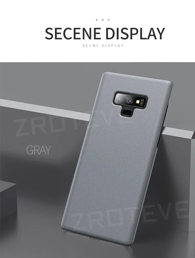 For Samsung Note9 Case ZROTEVE Ultra Slim Hard PC Matte Cover For Samsung Galaxy Note 9 Shockproof Phone Cases