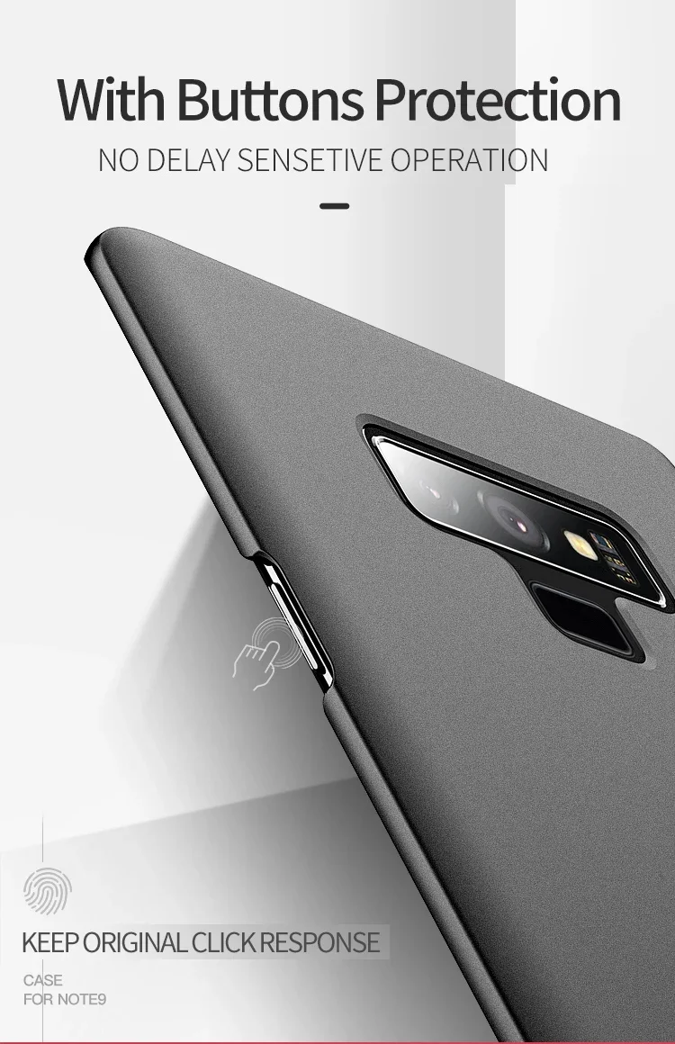 For Samsung Note9 Case ZROTEVE Ultra Slim Hard PC Matte Cover For Samsung Galaxy Note 9 Shockproof Phone Cases
