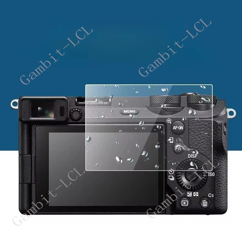 2PCS Tempered Glass For Sony Alpha 6700 ILCE-6700 A6700 A6400 A6300 A6000 A5000 Camera LCD Display Screen Protector Film Cover
