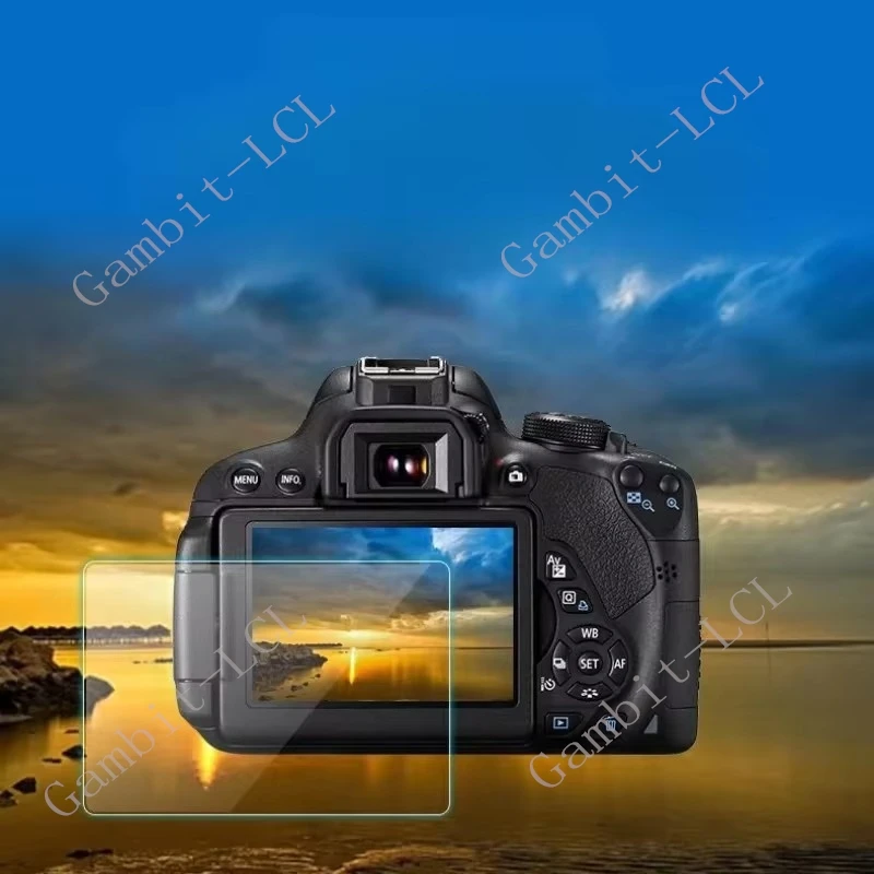 2PCS Tempered Glass For Sony Alpha 6700 ILCE-6700 A6700 A6400 A6300 A6000 A5000 Camera LCD Display Screen Protector Film Cover