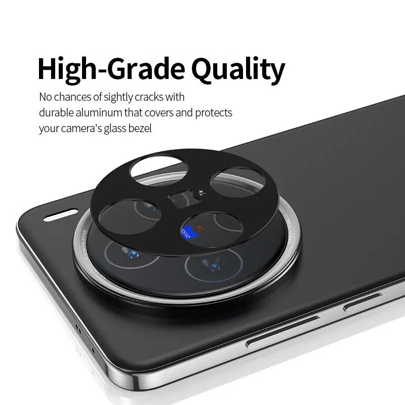 Aluminum Metal Rear Camera Lens Glass for vivo X200 Pro Mini Lens Screen Protector Full Cover Glass Lens Ring Film vivo X200Pro