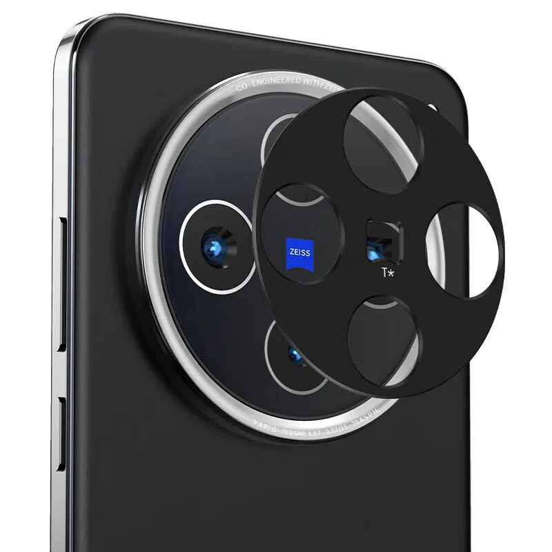 Aluminum Metal Rear Camera Lens Glass for vivo X200 Pro Mini Lens Screen Protector Full Cover Glass Lens Ring Film vivo X200Pro