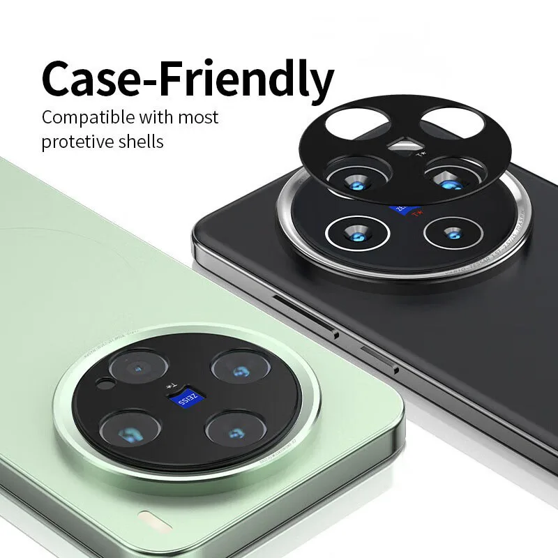 Aluminum Metal Rear Camera Lens Glass for vivo X200 Pro Mini Lens Screen Protector Full Cover Glass Lens Ring Film vivo X200Pro