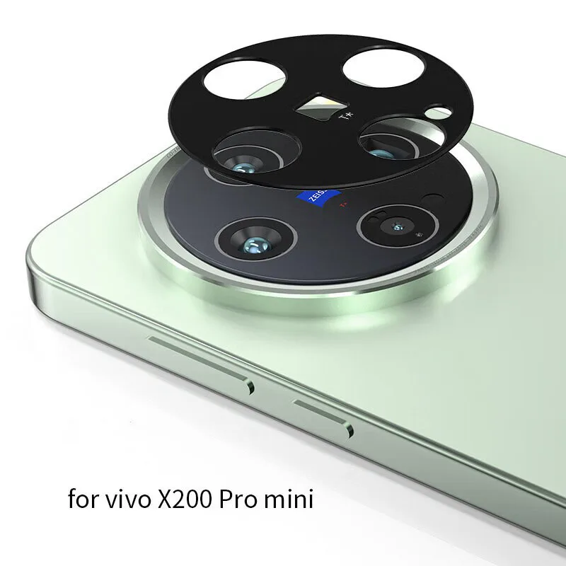 Aluminum Metal Rear Camera Lens Glass for vivo X200 Pro Mini Lens Screen Protector Full Cover Glass Lens Ring Film vivo X200Pro