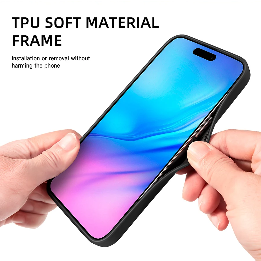 Magnetic Leather Case for Apple iPhone 17 Pro Max 13 12 14 15 16 17Pro MacSafe Luxury Wireless Charge Shockproof MagSafe Cover