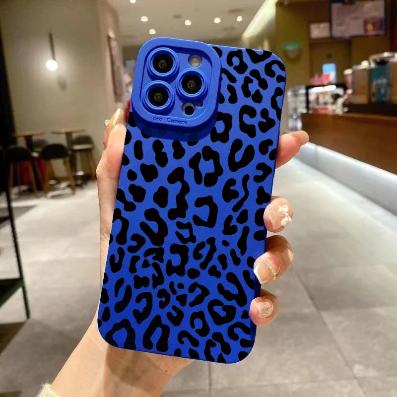 Animal Minimalist Gray Leopard Print Case For Samsung Galaxy S26 A56 A16 A35 A55 A34 A54 S25 Ultra S24 FE S23 Plus S22 S21 Cover