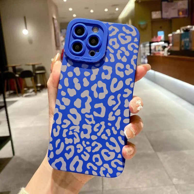 Animal Minimalist Gray Leopard Print Case For Samsung Galaxy S26 A56 A16 A35 A55 A34 A54 S25 Ultra S24 FE S23 Plus S22 S21 Cover