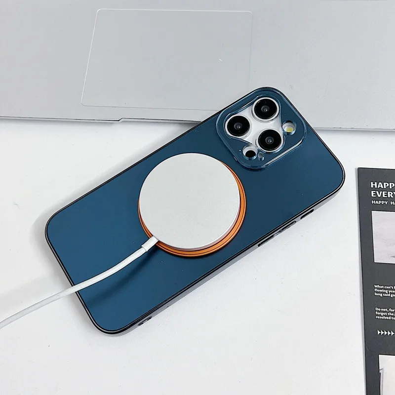 New alloy magnetic phone holder 360 ° rotating lazy person holder Magsafe magnetic ring buckle holder For iPhone Samsung Google