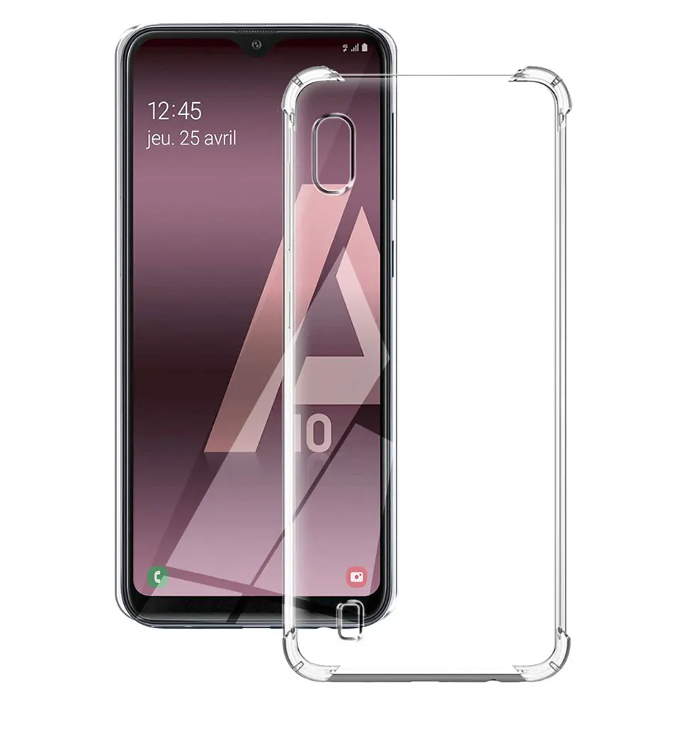 Shockproof Clear TPU Case For Samsung Galaxy A10 M10 M10S Soft Silicone Transparent Airbag Phone Case For Samsung A10 Cover