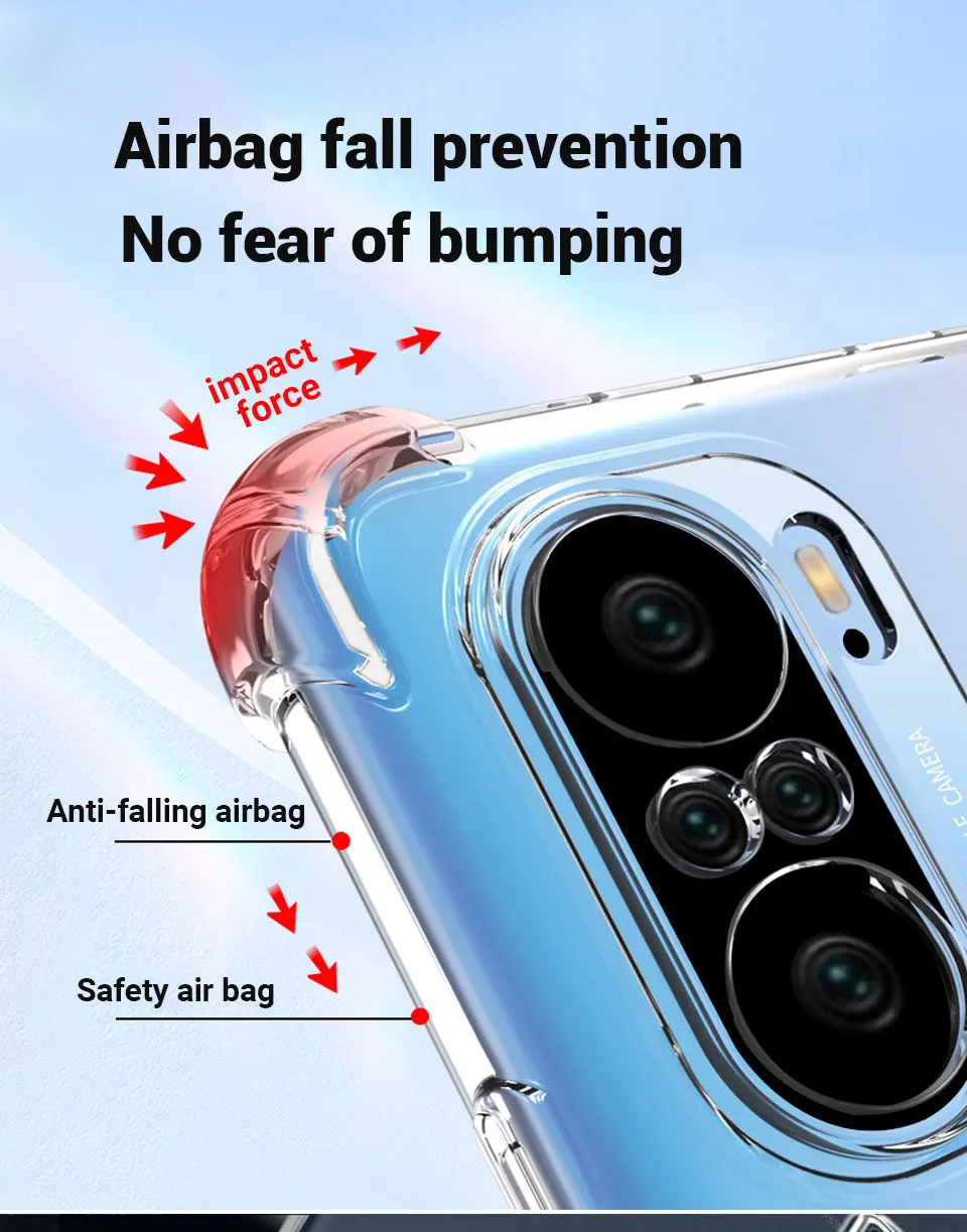 Shockproof Clear TPU Case For Samsung Galaxy A10 M10 M10S Soft Silicone Transparent Airbag Phone Case For Samsung A10 Cover