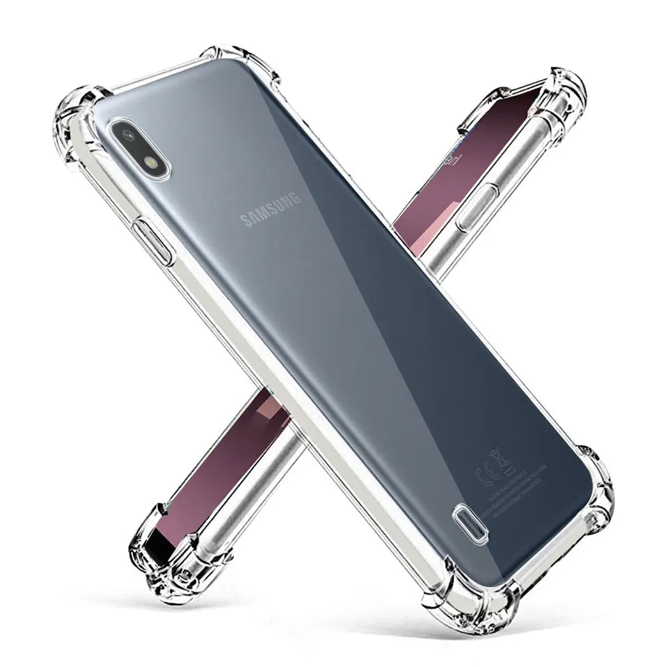 Shockproof Clear TPU Case For Samsung Galaxy A10 M10 M10S Soft Silicone Transparent Airbag Phone Case For Samsung A10 Cover