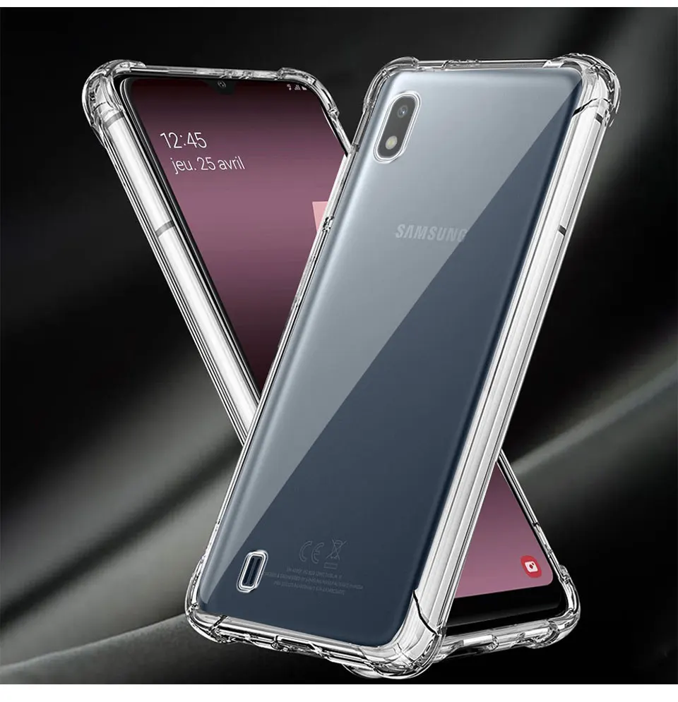 Shockproof Clear TPU Case For Samsung Galaxy A10 M10 M10S Soft Silicone Transparent Airbag Phone Case For Samsung A10 Cover