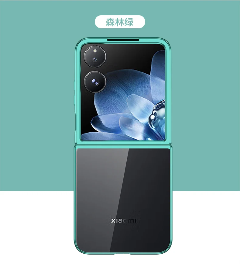 Case For Xiaomi MIX Flip High-end Design Electroplated Transparent Fall Cover For Xiaomi MIX Flip Shockproof Bumper